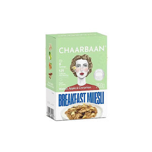 مزيج حبوب الإفطار بالوولنوت والتفاح والقرفة 250 غرام مزيج حبوب الإفطار بالوولنوت والتفاح والقرفة 250 غرام